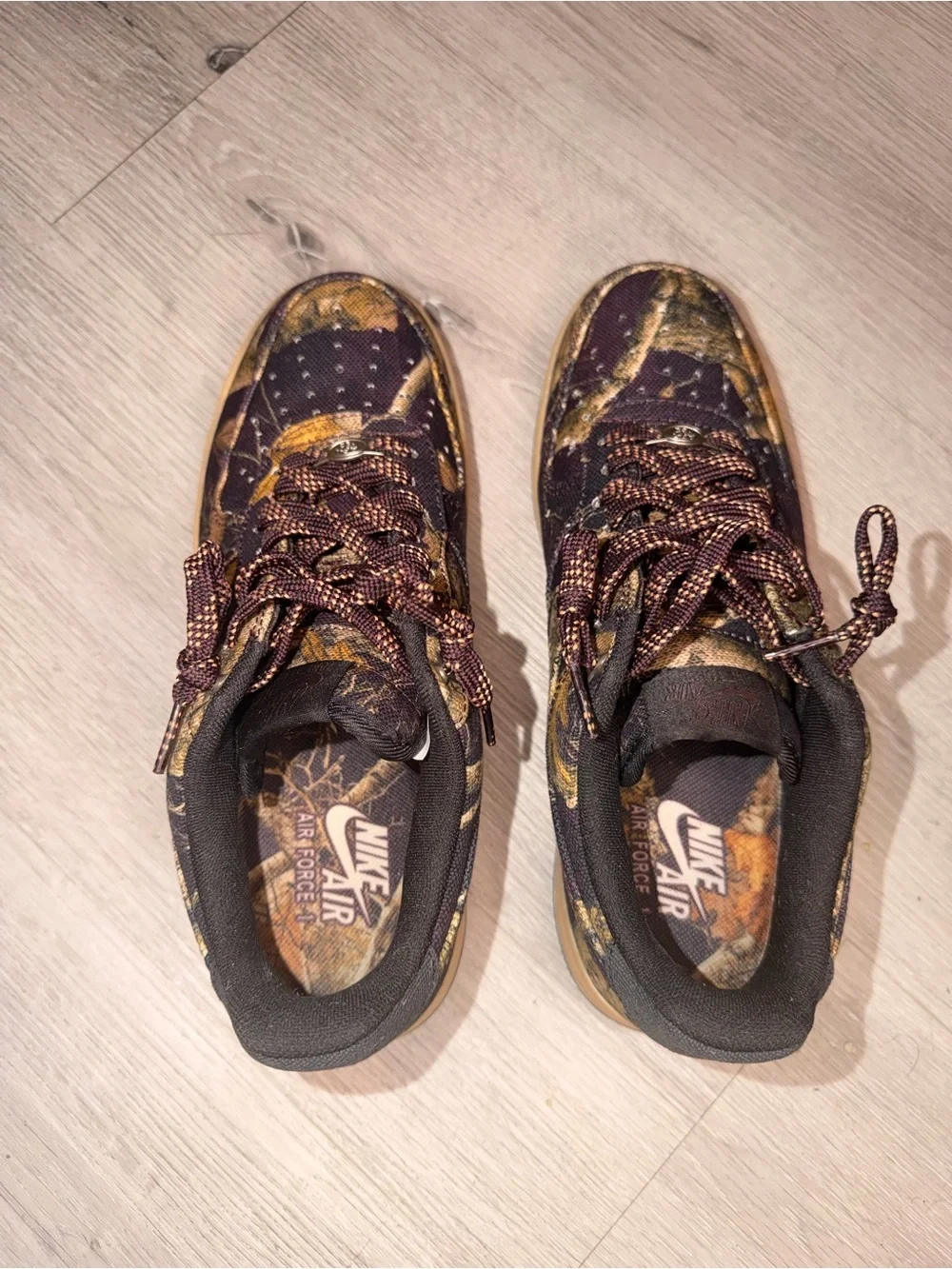 Nike Air Force 1 Low Realtree Camo Sneakers Size 8